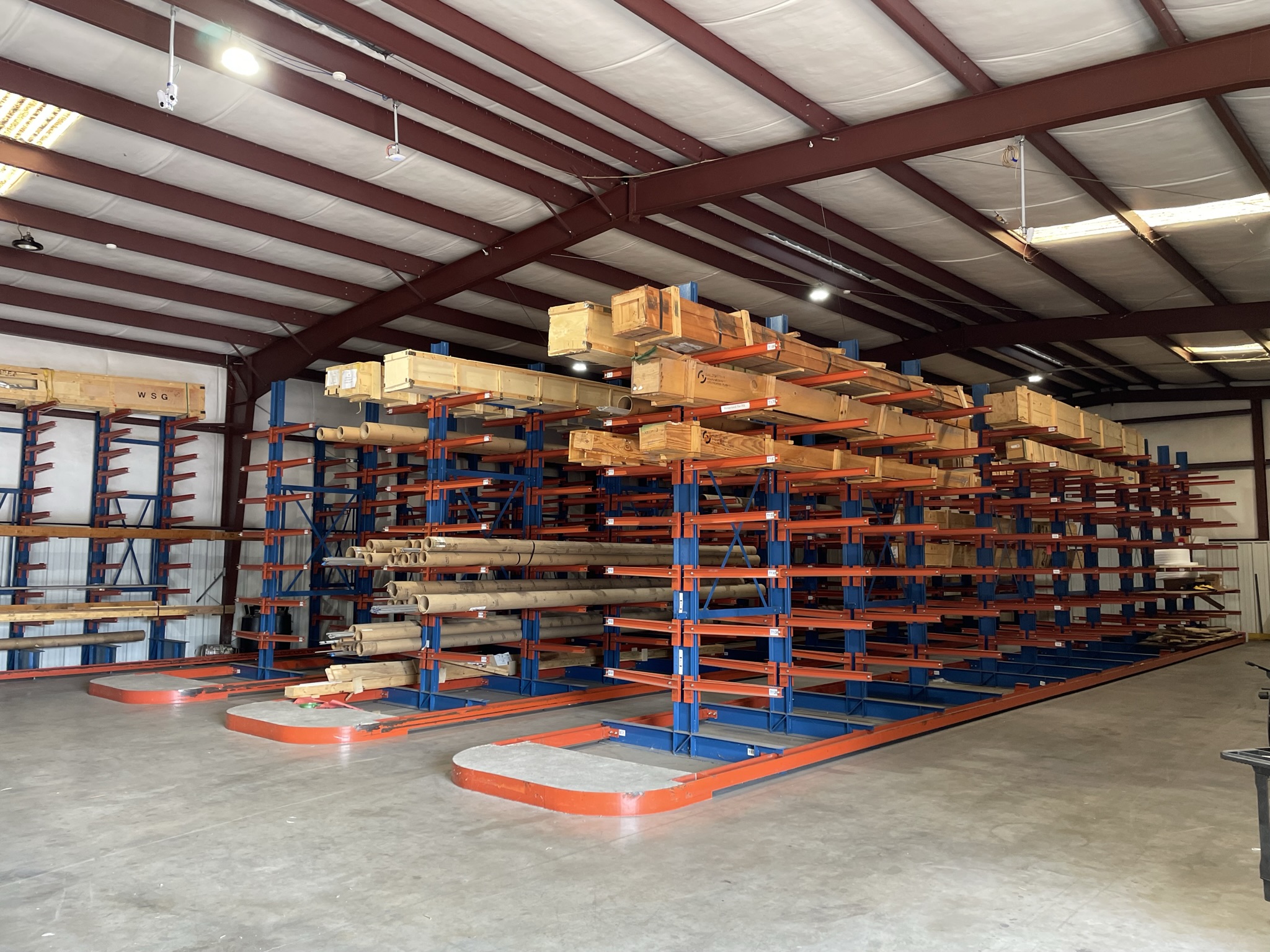 Double Sided Material Racking | Auction | New Mill Capital